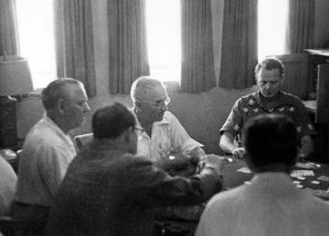 President Truman playing poker with friends