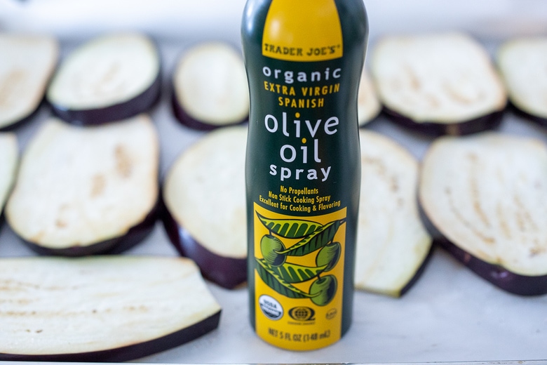 spray with olive oil