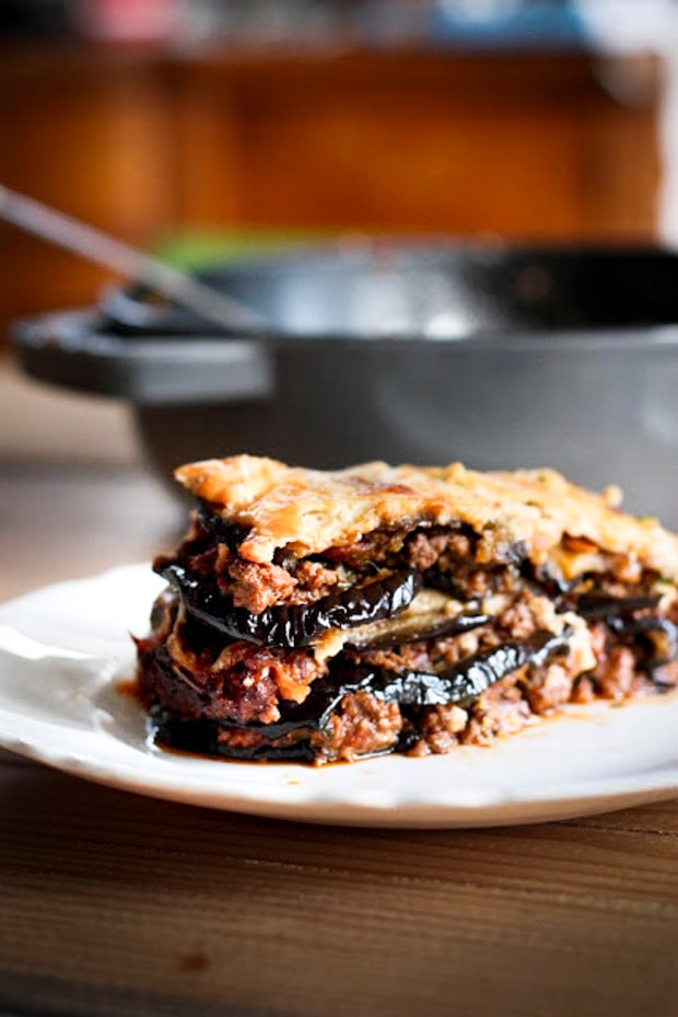 Rustic Eggplant Moussaka + 30 Comfort Food Recipes for Fall 