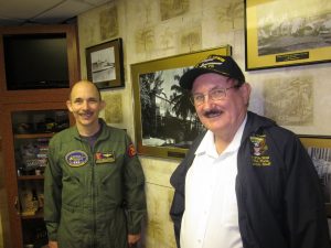 Captain Joe Clarkson and CO of USS Harry S Truman