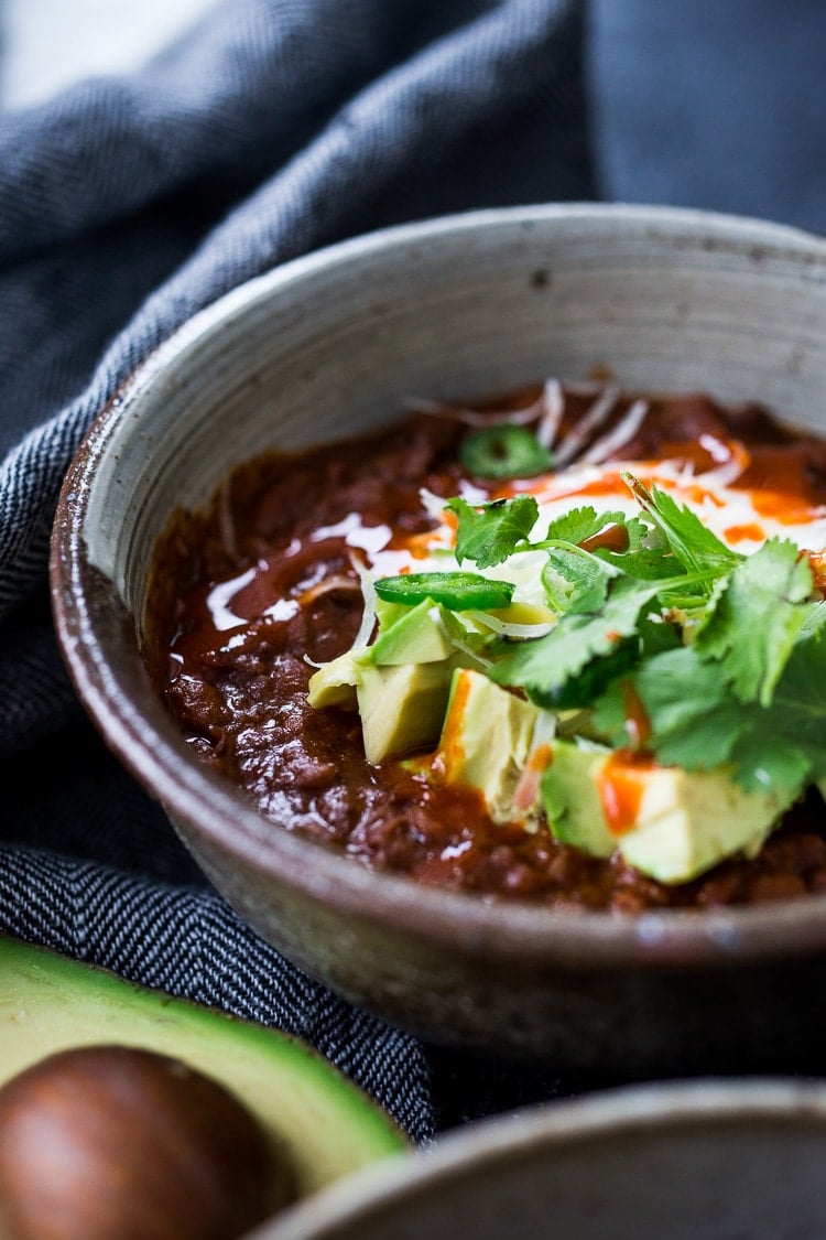 30 Cozy Fall Recipes | Instant Pot Beef Chili with Dry Beans