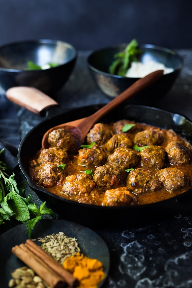 30 COMFORT FOOD FALL RECIPES | Lamb Meatballs with Indian Curry Sauce