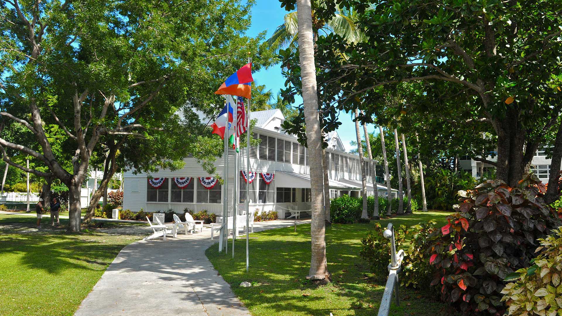 Truman Little White House grounds in Key West