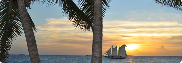 key west sunset fort zach wedding reception