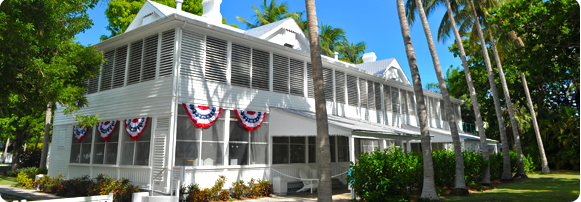 wedding reception truman little white house key west